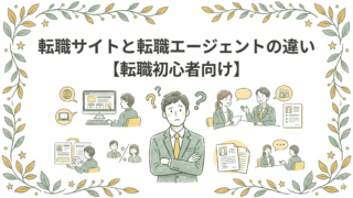 【転職初心者向け】転職サイトと転職エージェントの違い