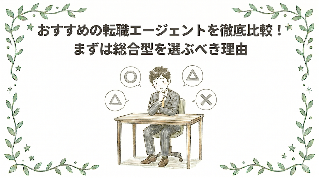 【公務員向け】おすすめの転職エージェントを徹底比較！まずは総合型を選ぶべき理由